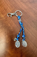 Load image into Gallery viewer, St Michael Paracord Key ring/ backpack clip