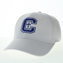 Load image into Gallery viewer, White Stretch Fit Logo Hat
