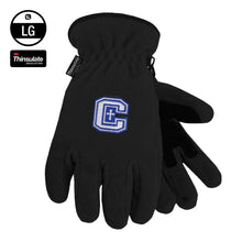 Load image into Gallery viewer, Black Logo Gloves
