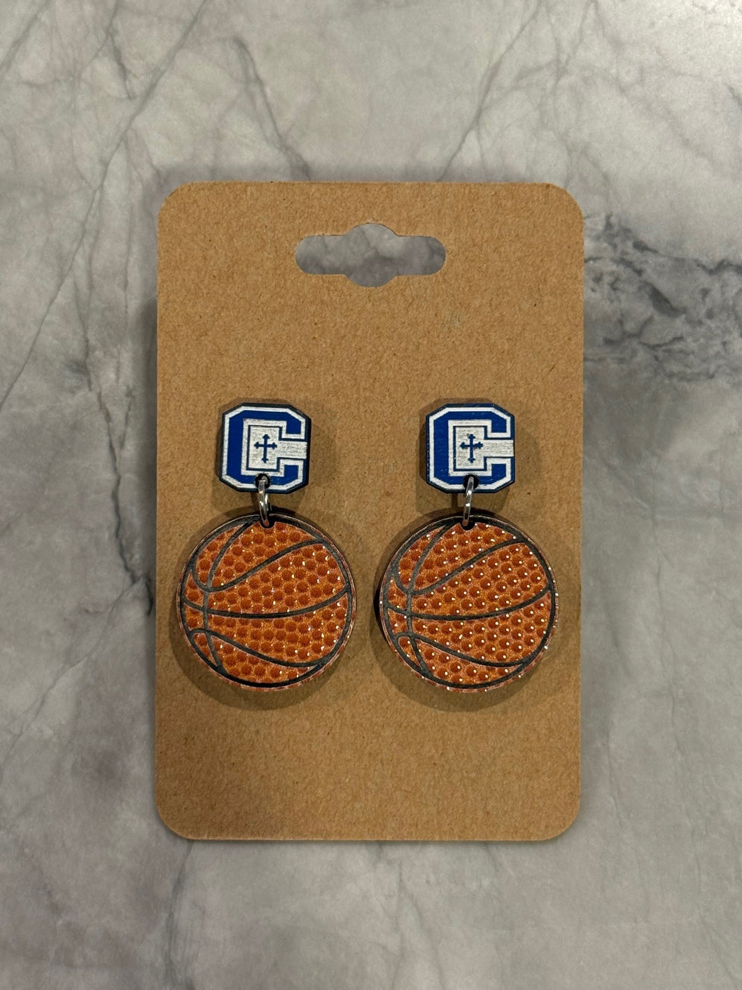 Basketball Earrings