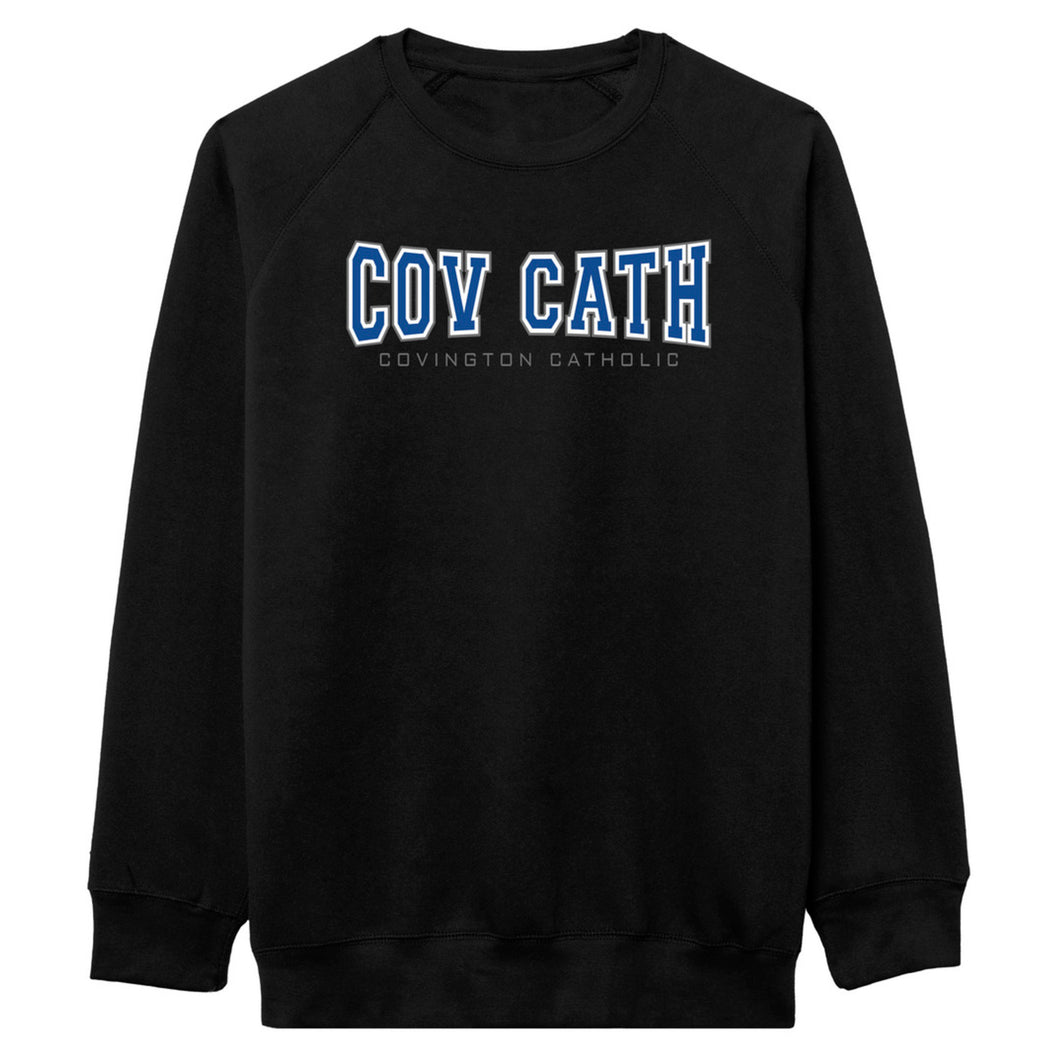 Cov Cath Black Crewneck