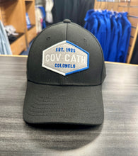 Load image into Gallery viewer, Black Felt Patch Fitted Hat
