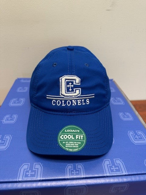 Blue Cool Fit Underline Logo Hat