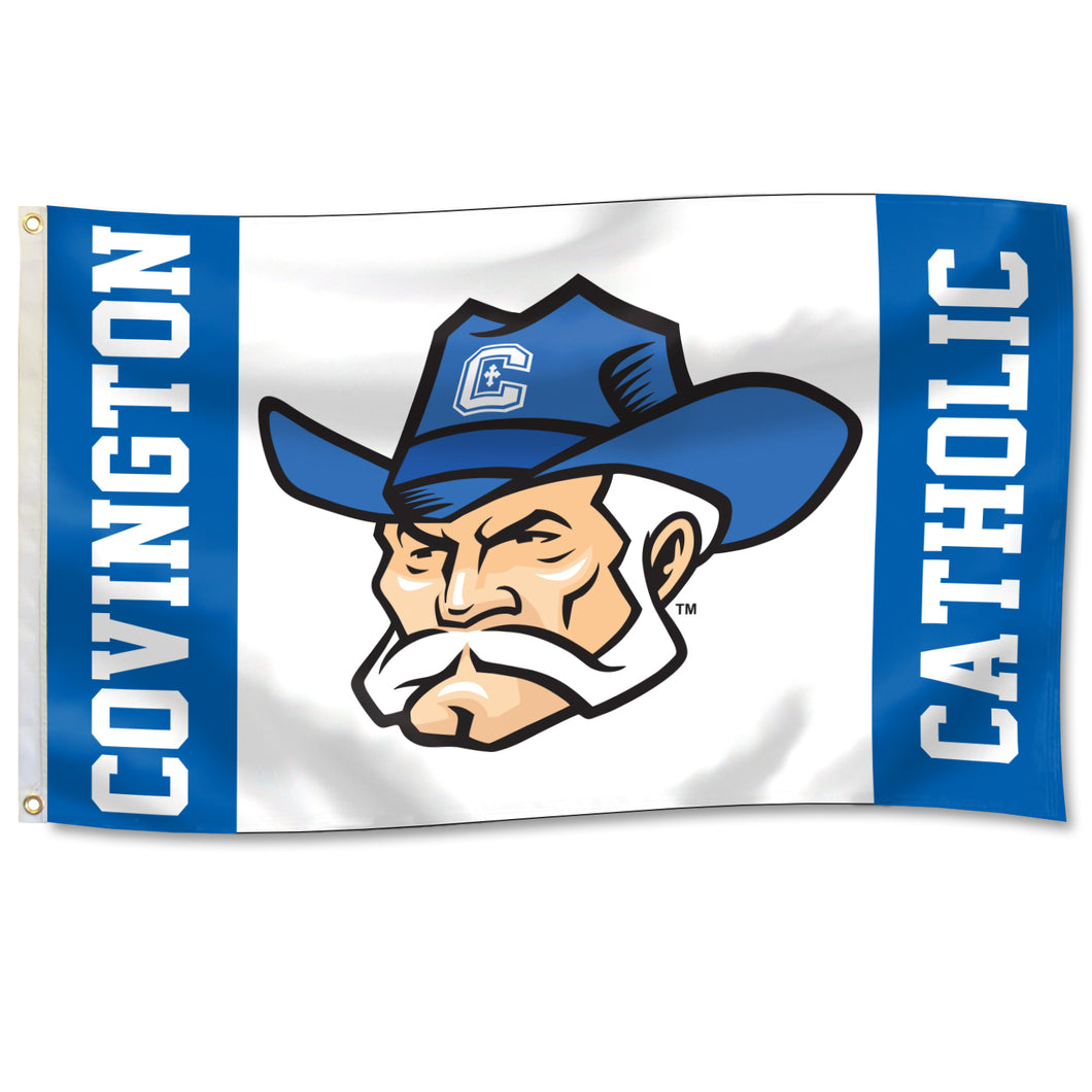 Vertical Covington Catholic Flag