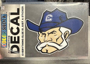 Colonel Mascot Car Sticker