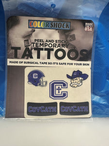Colonel Football Temporary Tattoo Sheet