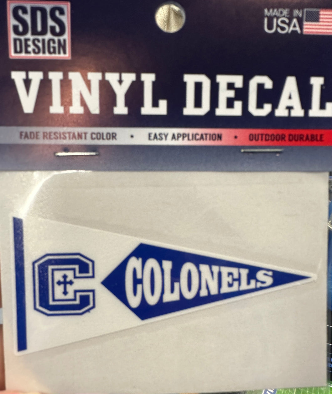 Colonel Pennant Vinyl Decal