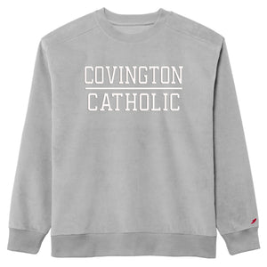 Grey Corduroy Crewneck