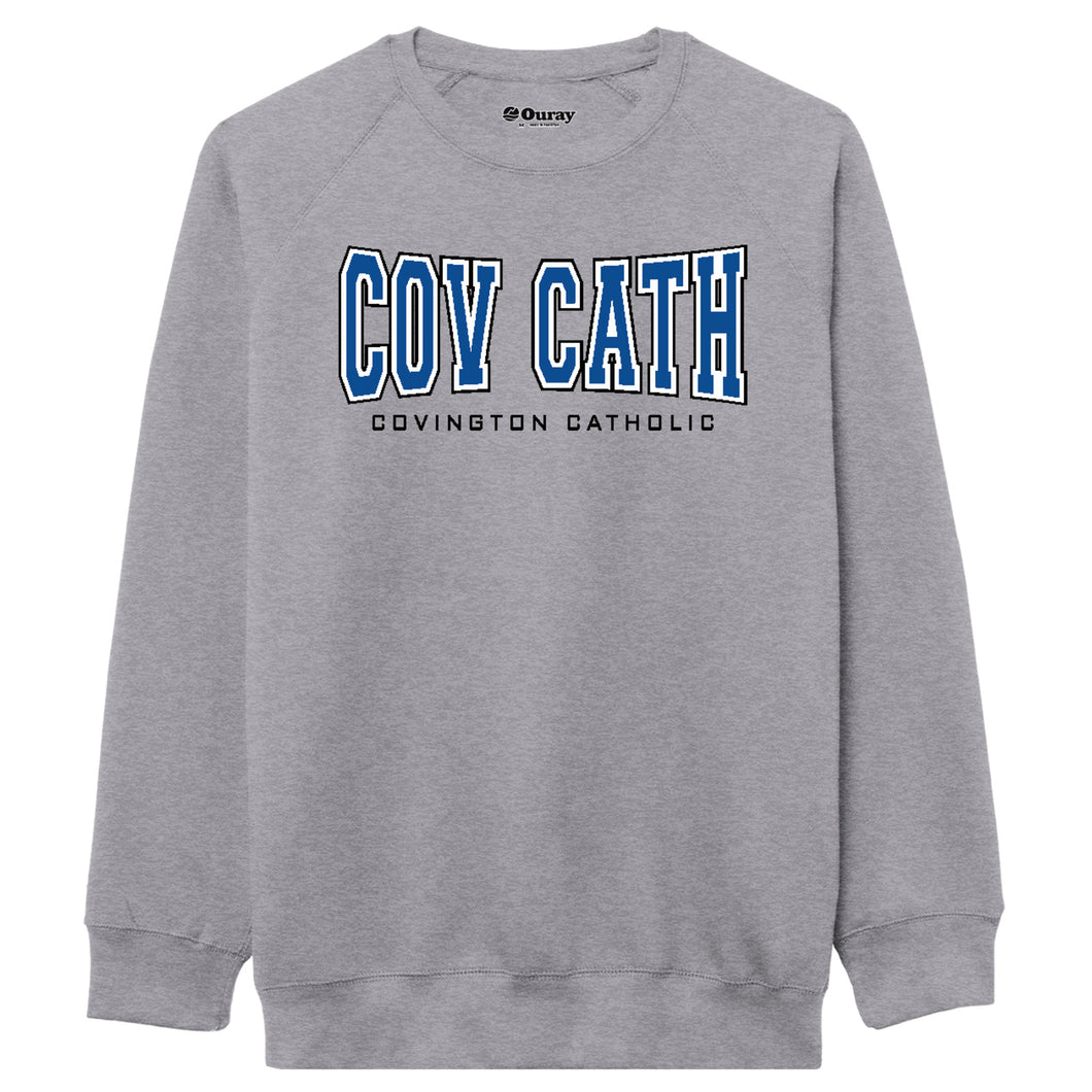 Cov Cath Heather Grey Crewneck