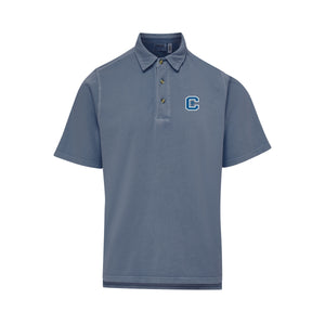 Dark Blue Soft Wash Polo