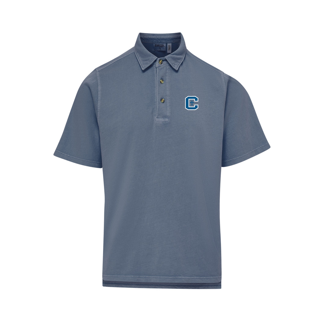 Dark Blue Soft Wash Polo