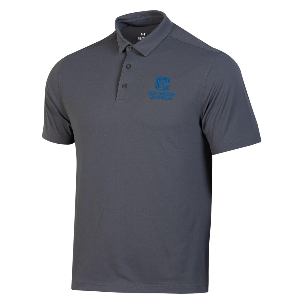 Grey Under Armour Pique Polo