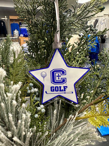 Golf Star Ornament