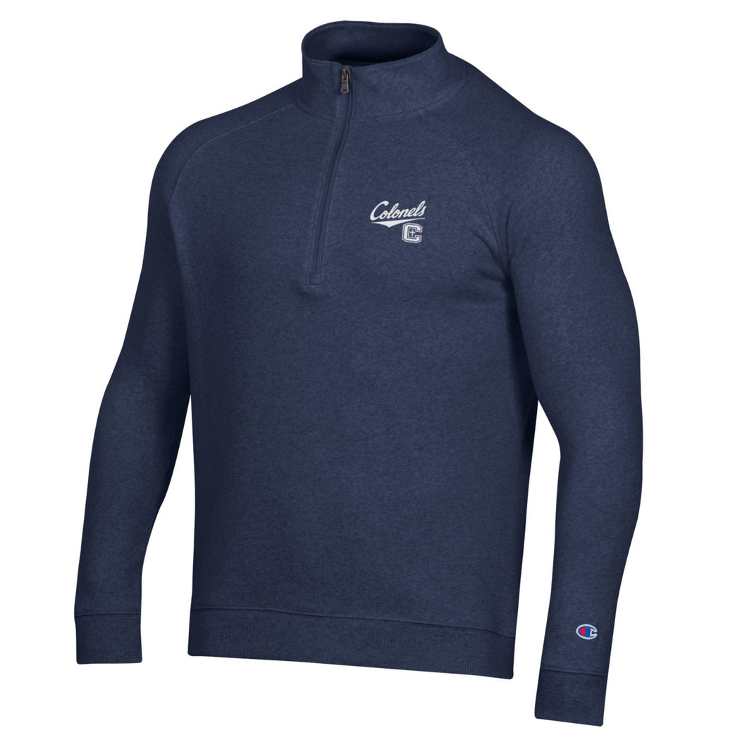 Navy Triumph Fleece Raglan 1/4 zip