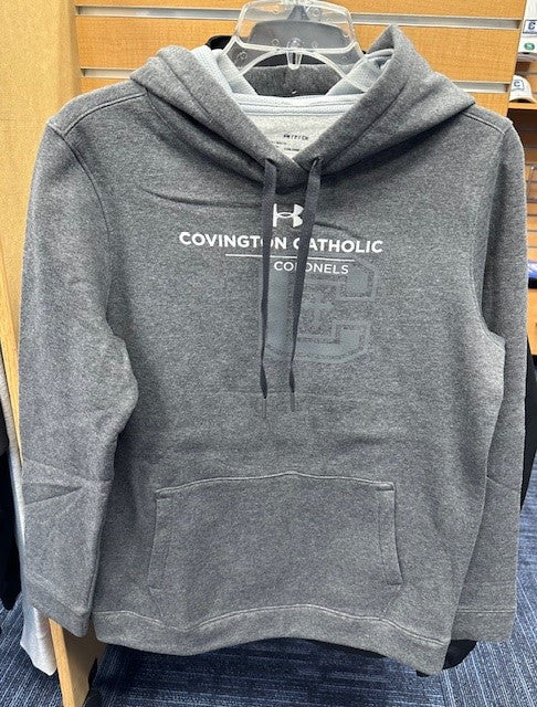 Ladie's Under Armour Grey Hoodie