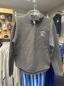 Quilted Grey WMS 1/4 zip