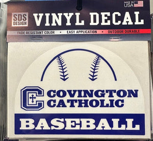 6 inch Baseball Decal