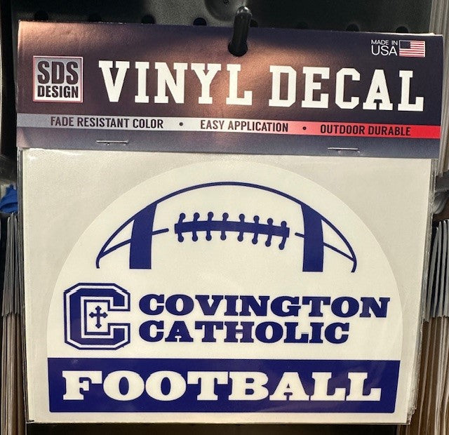 6 inch Football Decal