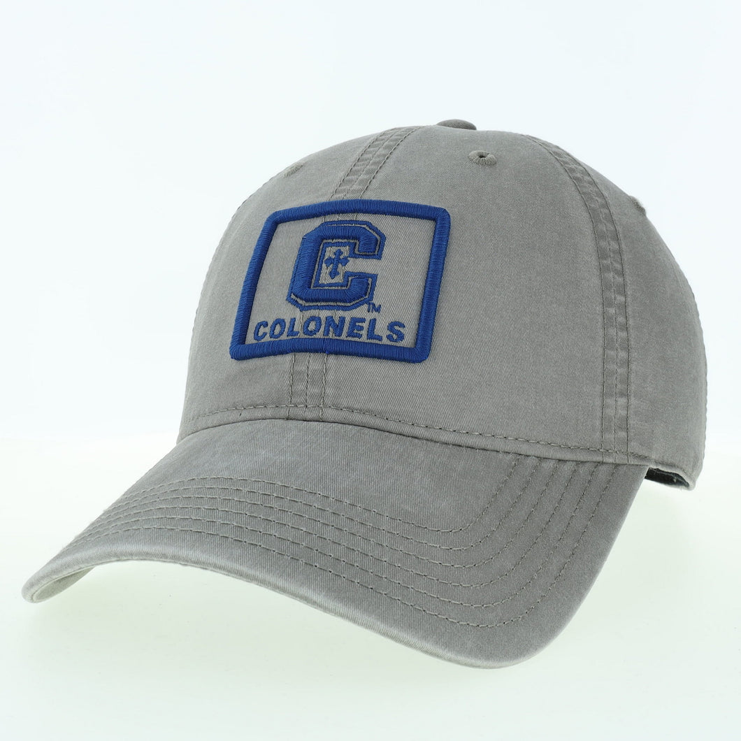 TTA Storm Grey Hat with Hollow Box Design