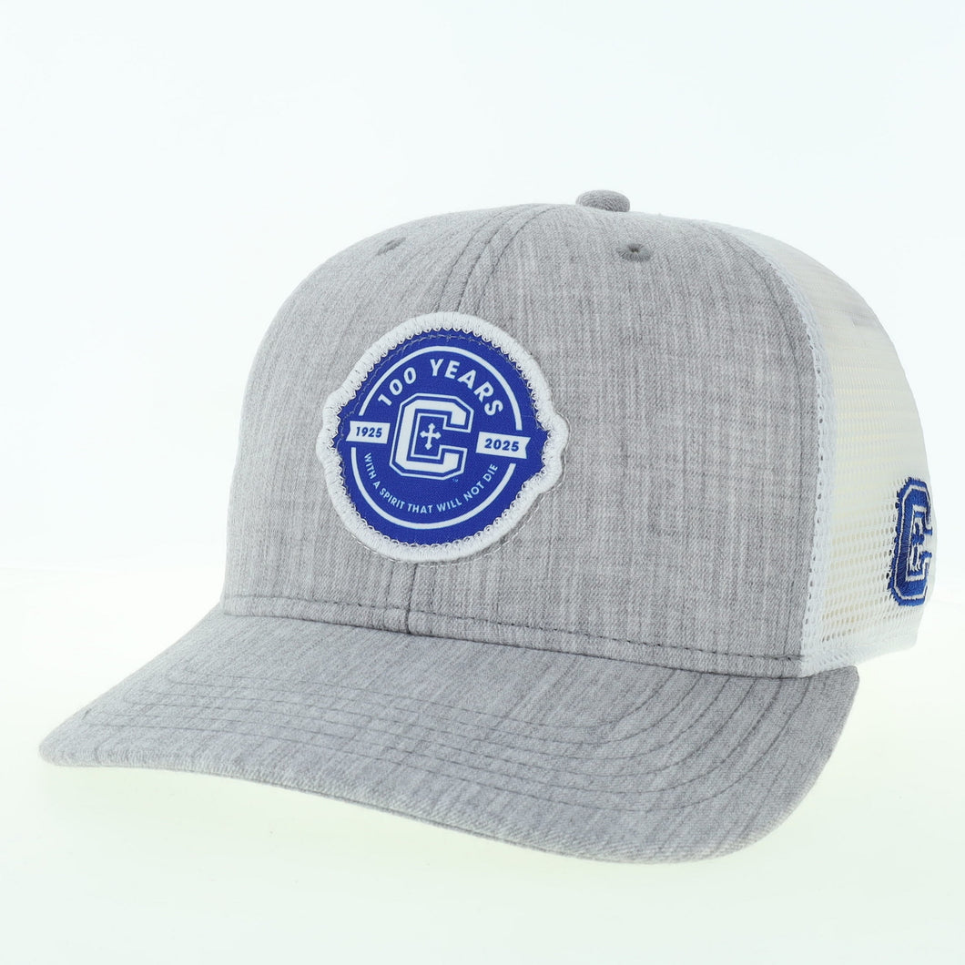 Grey 100yr Logo Trucker