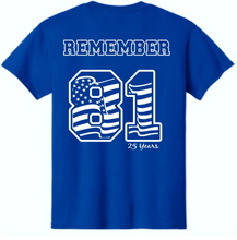 Load image into Gallery viewer, Remember 81 - 25th Anniversary Shirt
