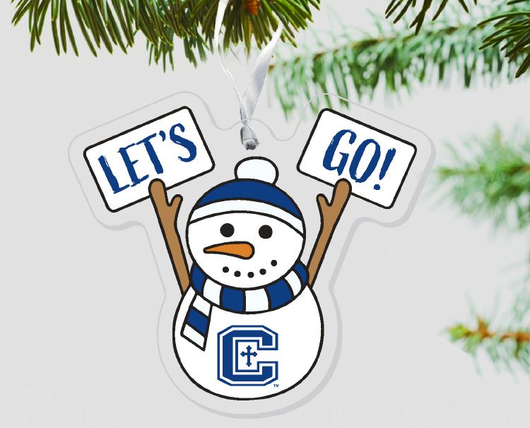 Let's Go Snowman Ornament