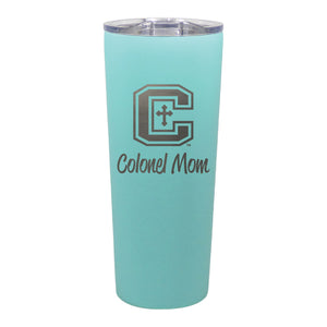 Colonel Mom 22oz Tumbler Teal Blue