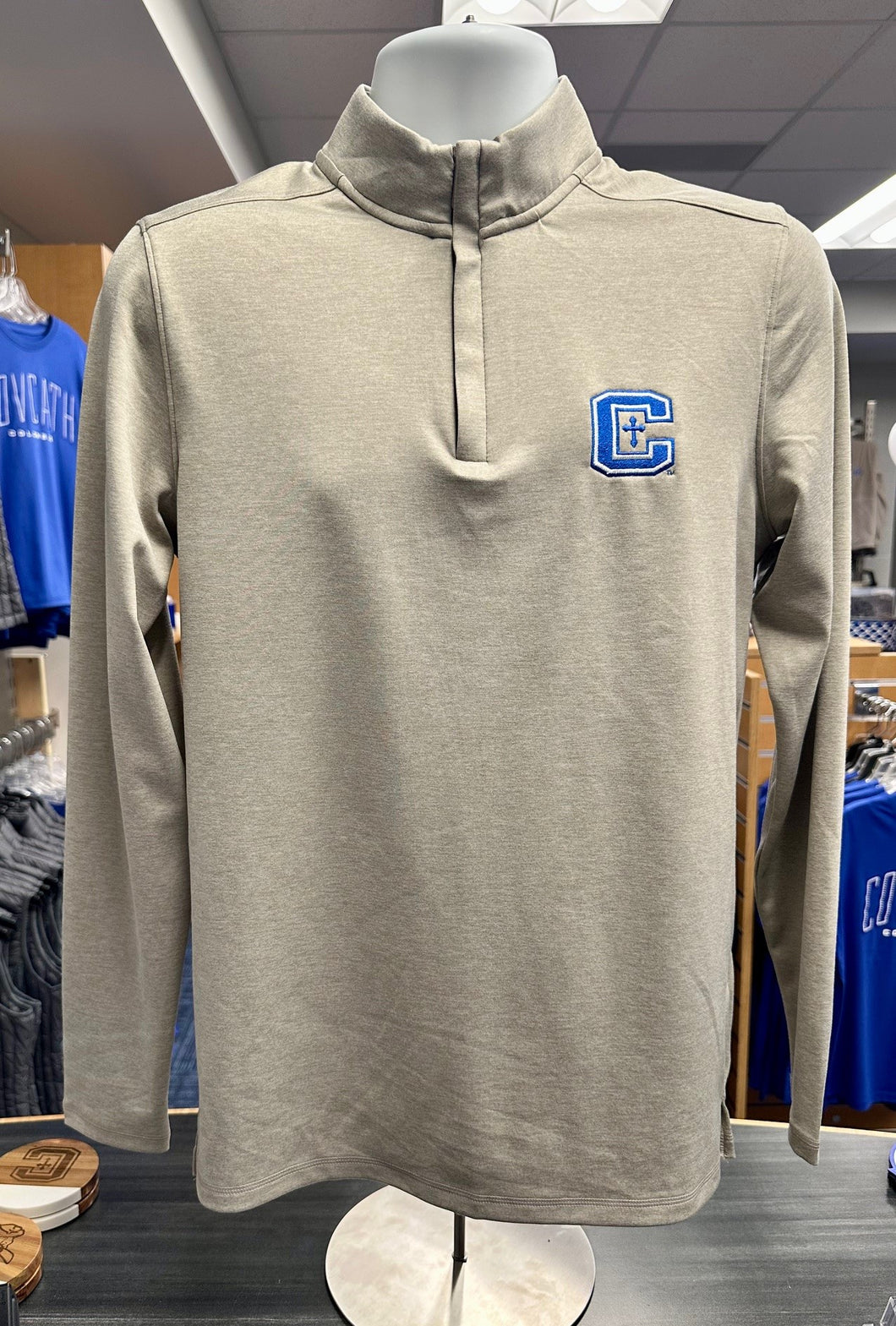 Taupe UA Motion 1/4 Zip