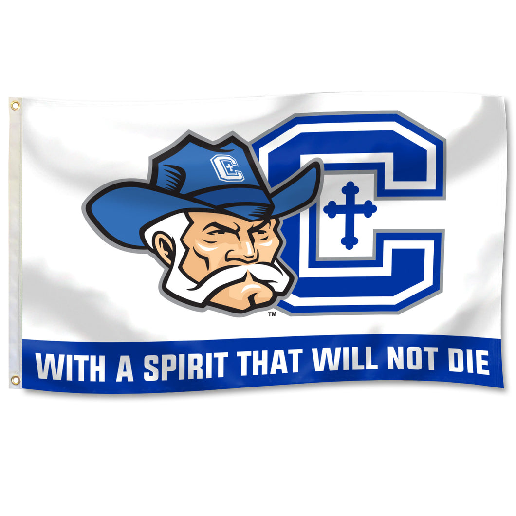 With A Spirit That Will Not Die Colonel Flag