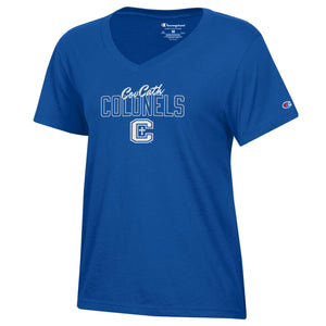 Women's Champion Royal Blue V-Neck Tee