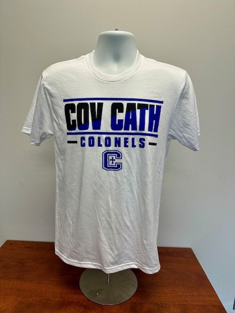 White CovCath Colonels T Shirt