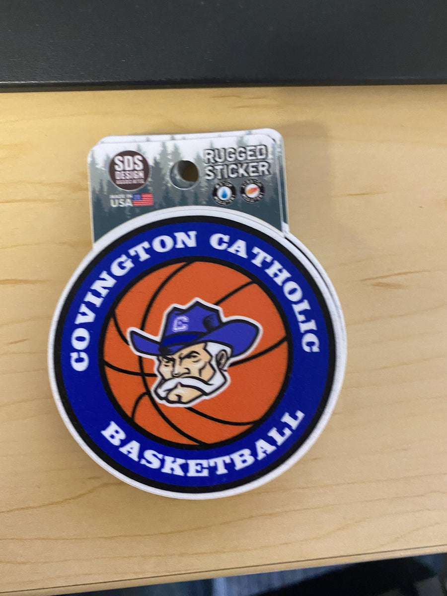 Basketball Rugged Sticker – Covington Catholic Spirit Shop