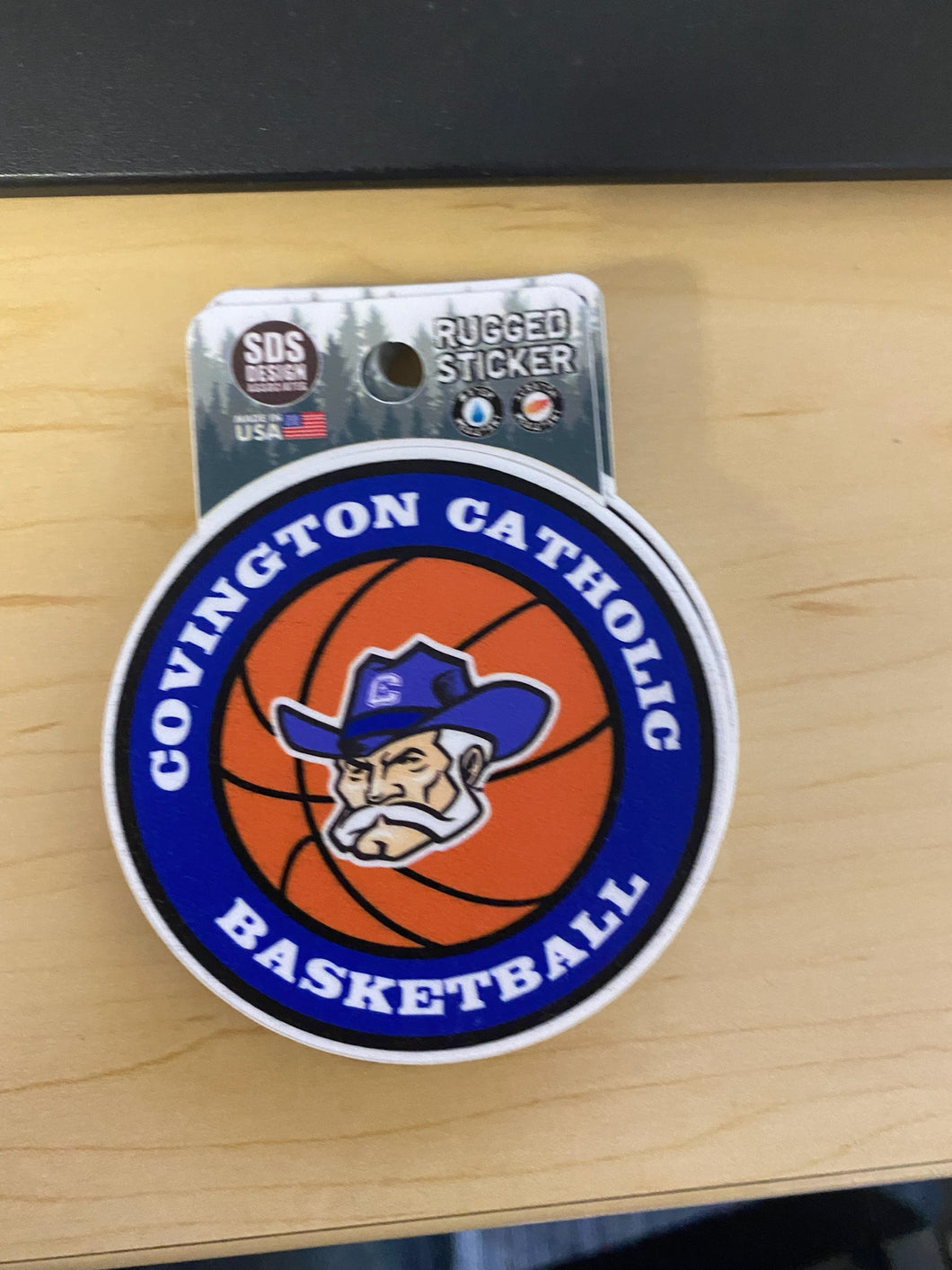 Basketball Rugged Sticker
