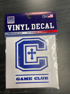 "C" Logo Decal - Game Club