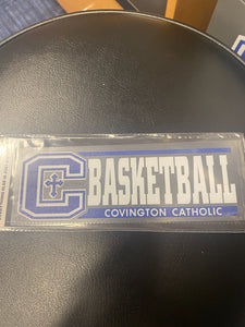 Basketball Long Car Sticker