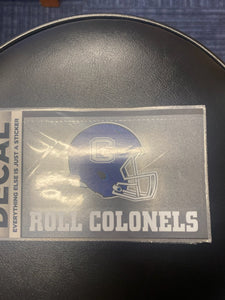 Roll Colonels Helmet Car Sticker