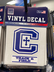 "C" Logo Decal - Track and Field