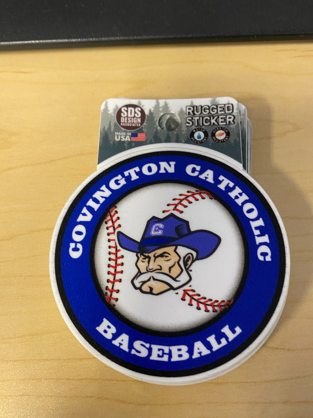 Baseball Rugged Sticker
