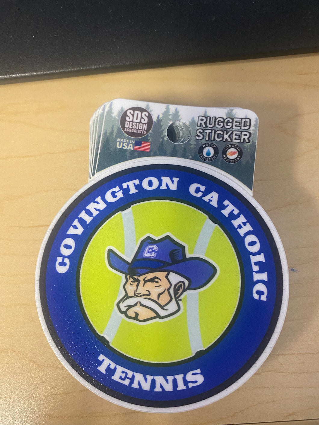 Tennis Rugged Sticker