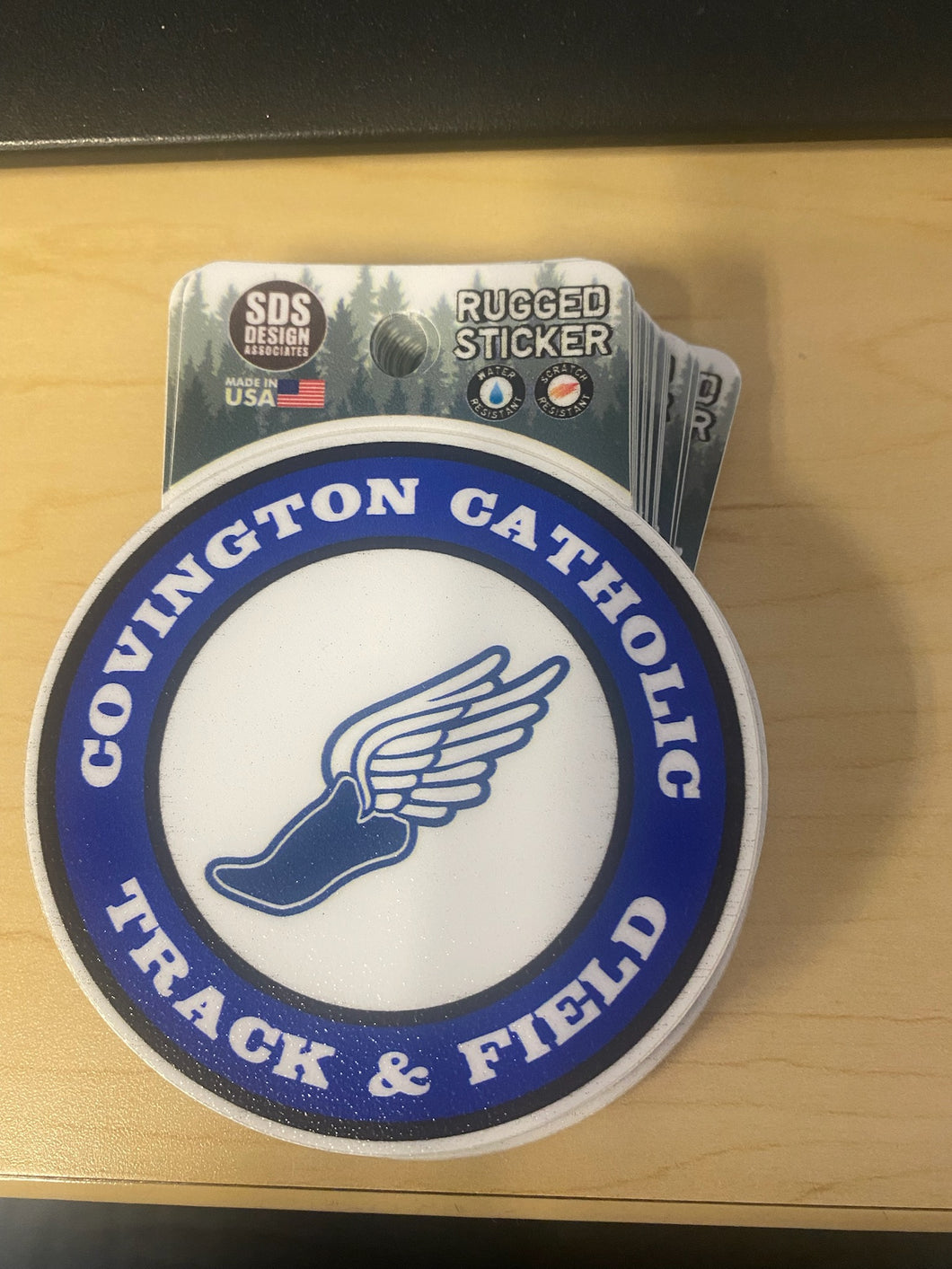 Track and Field Rugged Sticker